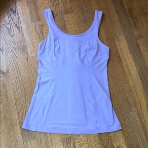 Lululemon Lavender Athletic Tank with Ruffle